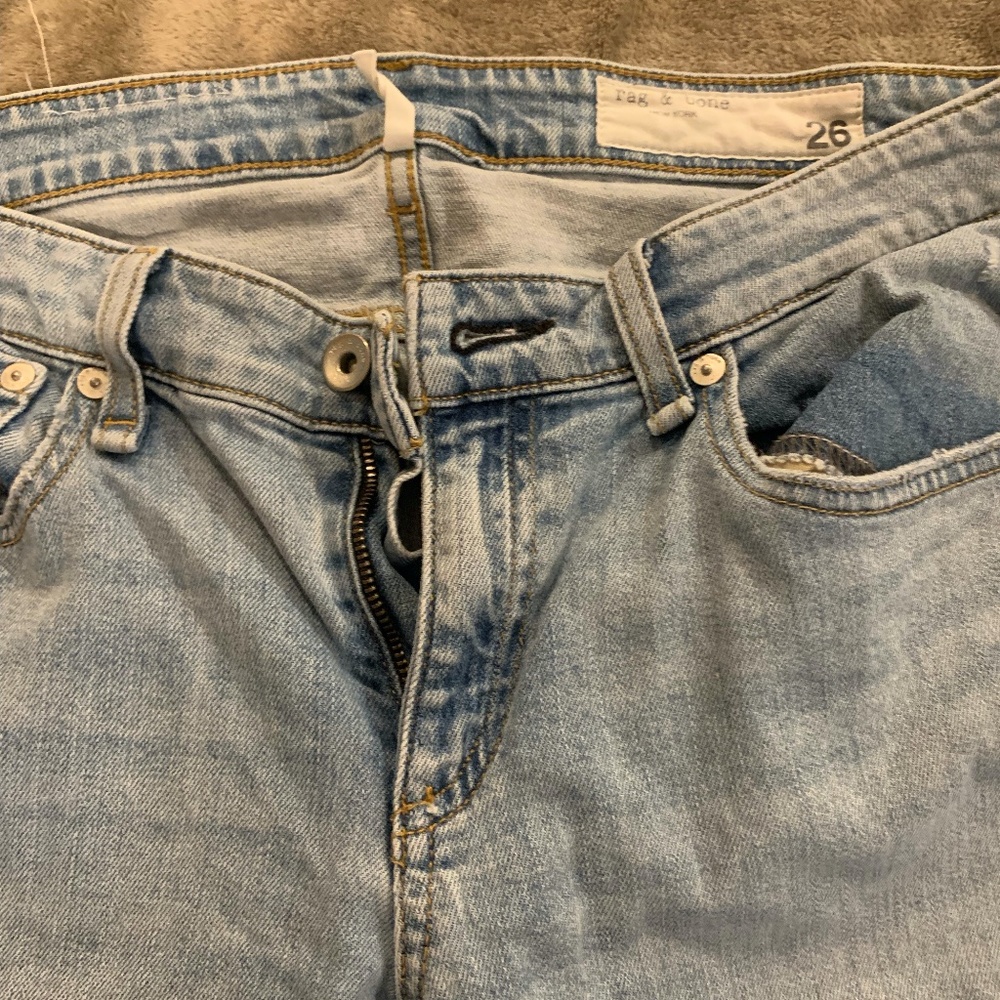 Rag & Bone Dre Low Rise slim Boyfriend size 26